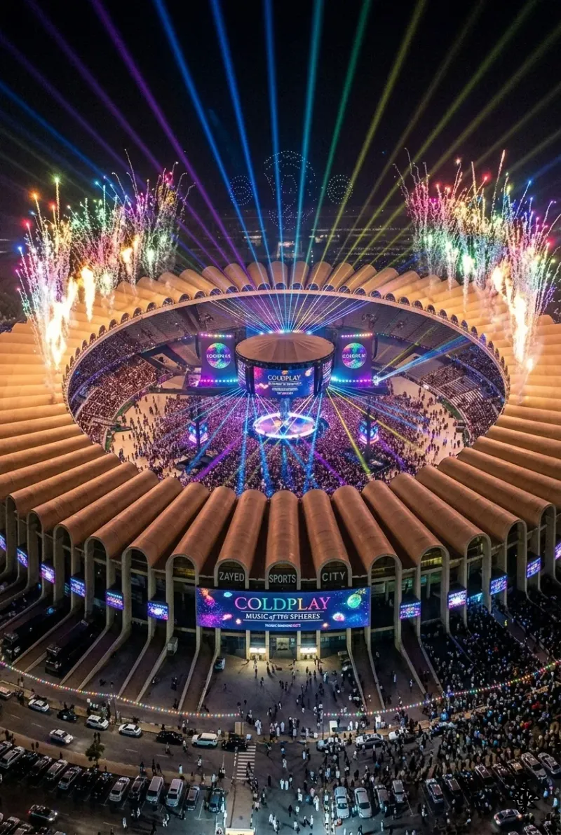 Coldplay World Tour — event IT infrastructure by IP Care