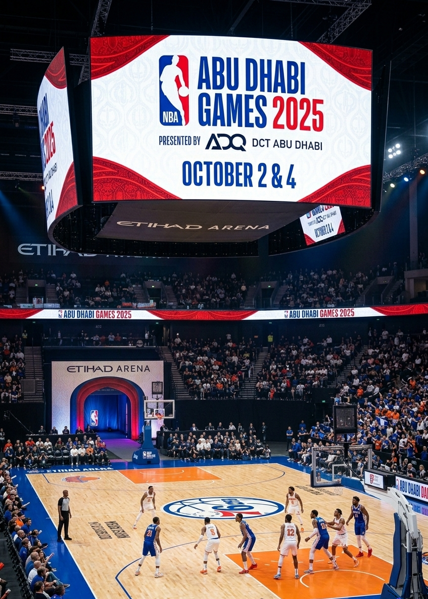 NBA Abu Dhabi Games — event IT infrastructure by IP Care